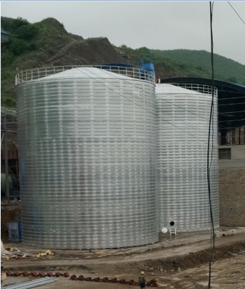 军垦路街道粮食钢板仓的安装全过程不用热焊接